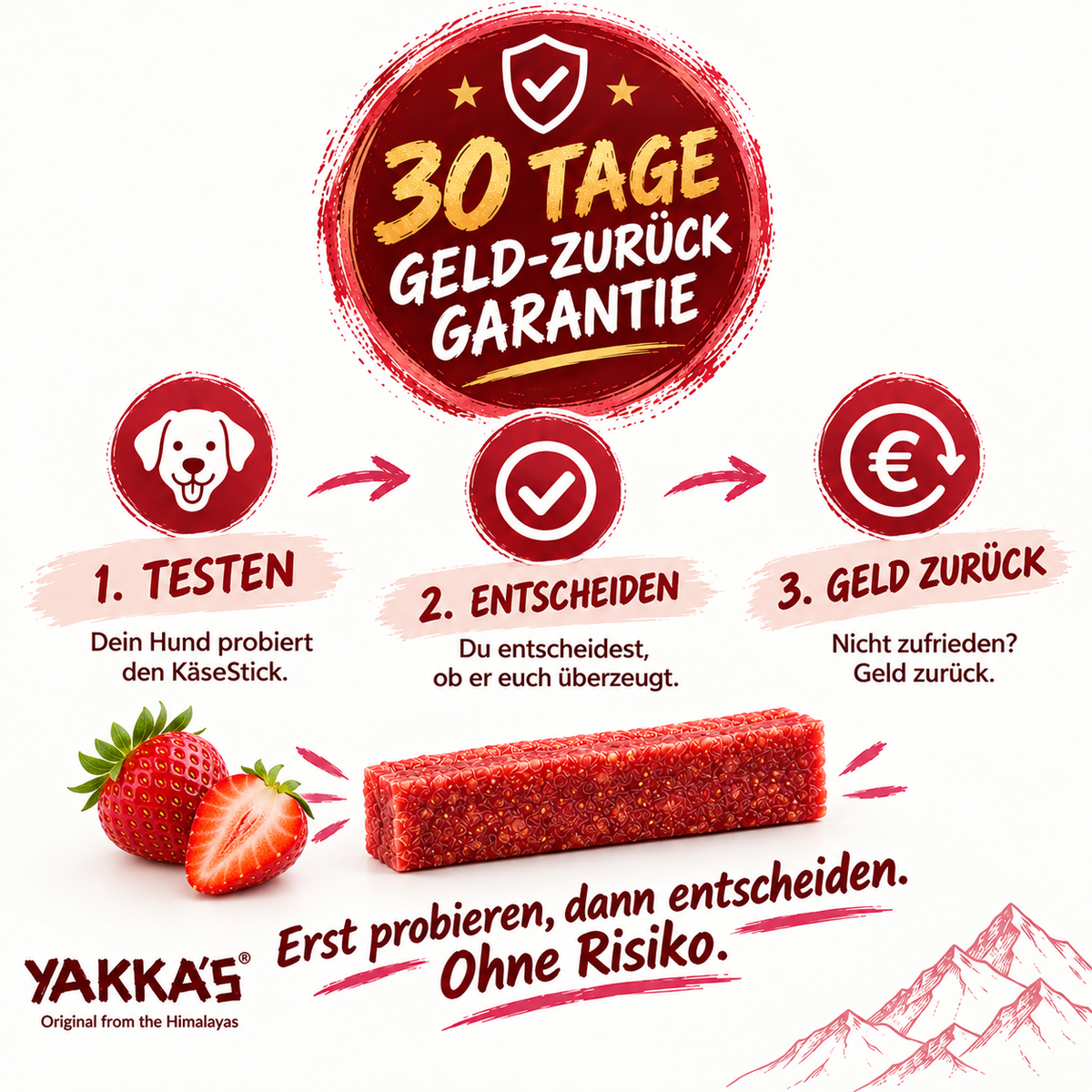 Yakka's Erdbeer-Kaukäse