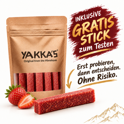 Yakka's Erdbeer-Kaukäse