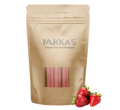 Yakka's Erdbeer-Kaukäse Groß 3 Stück pro Packung