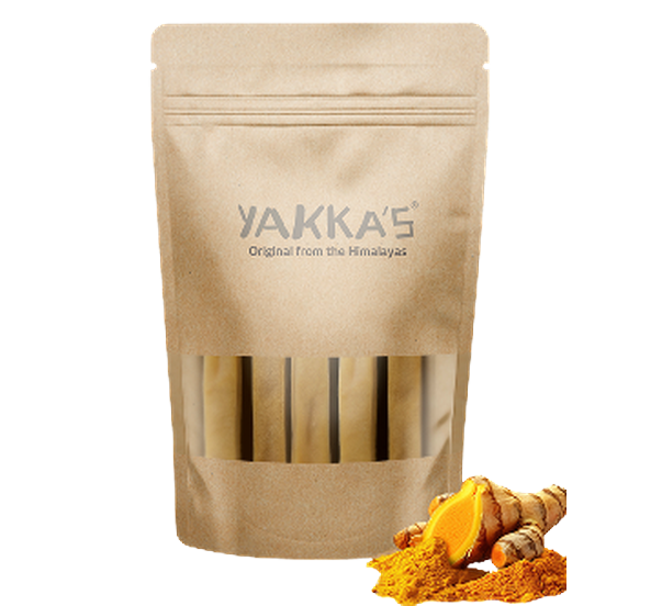 Yakka's Kurkuma-Kaukäse (Groß, 3 Stück pro Packung)